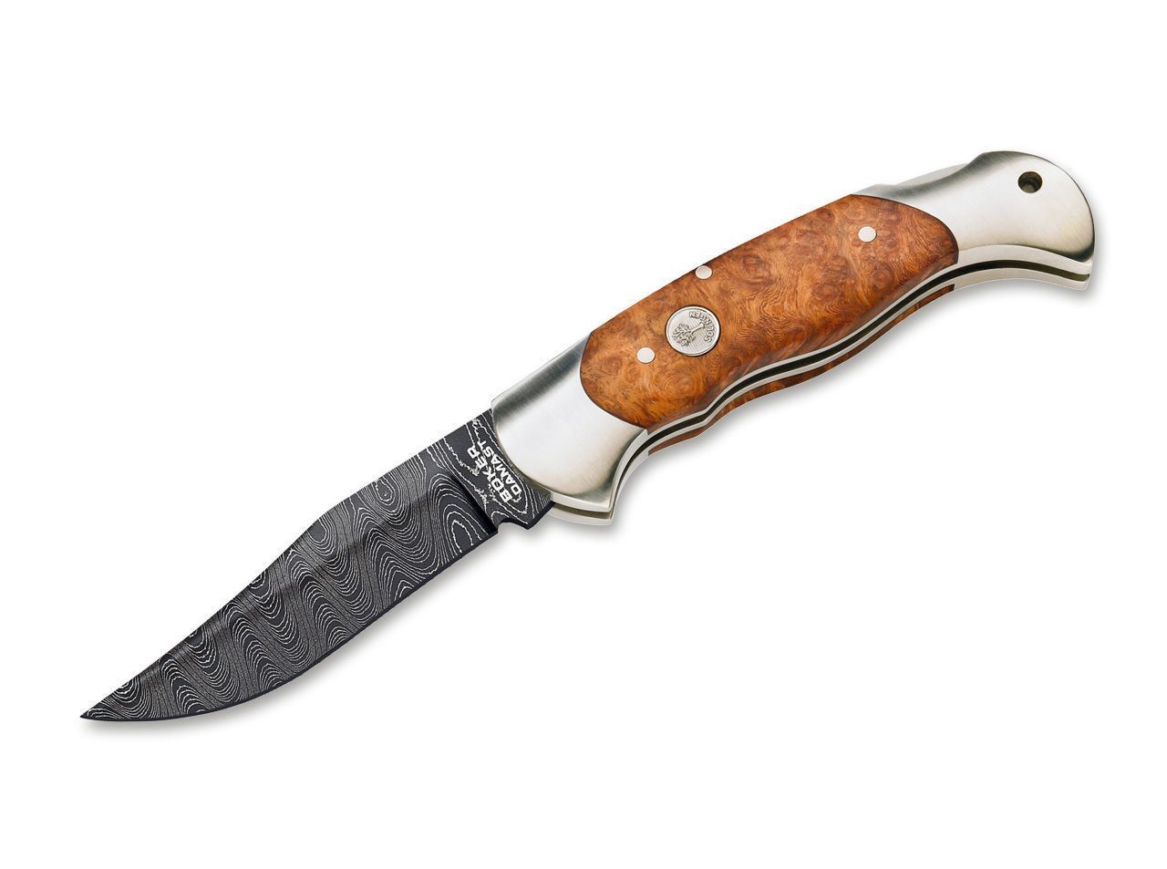 Böker Manufaktur Solingen Scout Amboyna Damascus Çakı