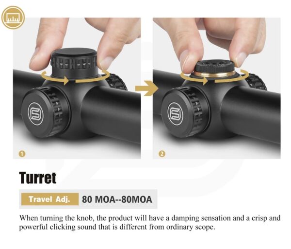 Spina Novaforce 1-6X24 LVPO (SCFF-2325)  Tüfek Dürbünü